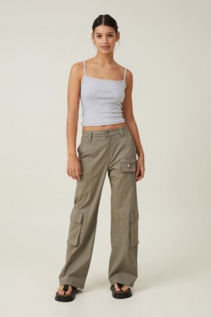 Cotton On Hayden Cargo Women's Pants Woodland | clYyMeWgSxJ