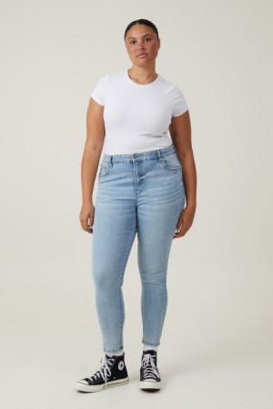 Cotton On High Rise Skinny Women's Jeans Blue | cbeSNZo2r25