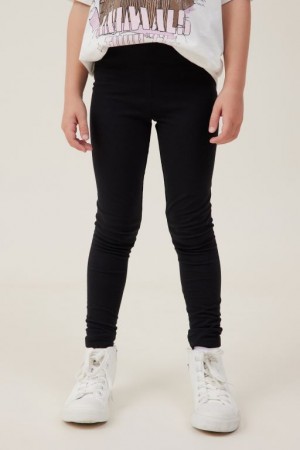 Cotton On Huggie Tights Girls' Pants Black | ItuEJUf5Ip7