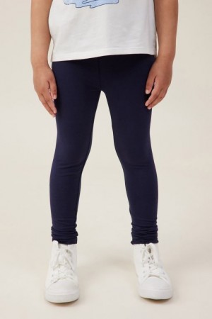 Cotton On Huggie Tights Girls' Pants Navy | ET5vLyoVbdB