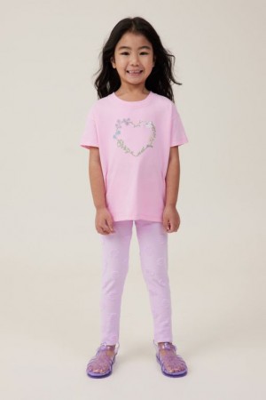 Cotton On Huggie Tights Girls' Pants Purple | prF4PDjSGrG