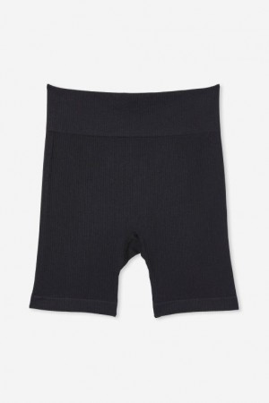 Cotton On Ida Seamfree Bike Girls' Shorts Black | MNuvokUcf45