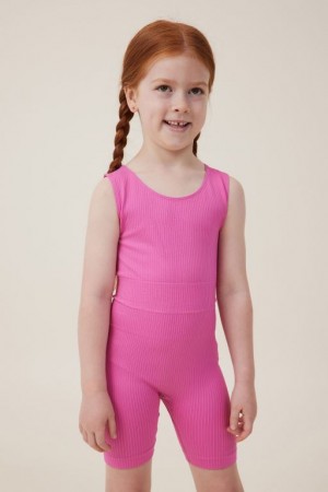Cotton On Imani Seamfree Girls' T Shirts Pink | hNUdroPfadf