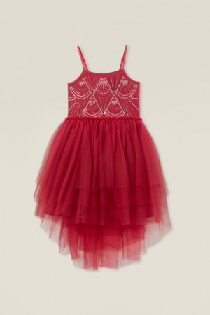 Cotton On Iris Up Girls' Dress Berry | qB0uxQMPiq0