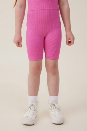 Cotton On Isla Seamfree Bike Girls' Shorts Pink | 0Jf6p29ZnFt