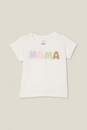 Cotton On Jamie Short Sleeve Baby T Shirts Light Yellow | F0Hdjl5w1ku