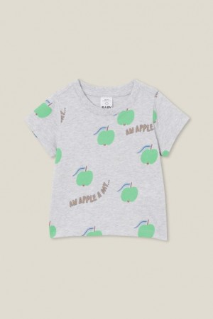 Cotton On Jamie Short Sleeve Baby T Shirts Cloud | eFrUKpdIliH