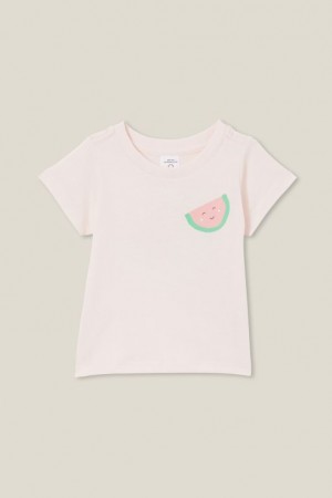 Cotton On Jamie Short Sleeve Baby T Shirts Pink | TEvAKjPbgs8