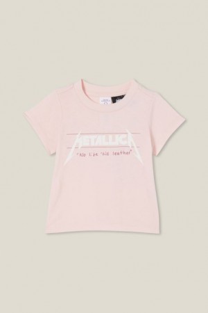 Cotton On Jamie Short Sleeve License Baby T Shirts Pink | gp61Pb9u4lV