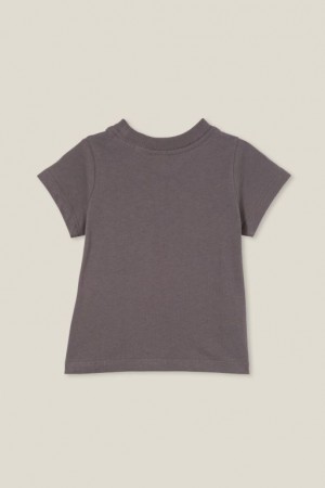 Cotton On Jamie Short Sleeve License Baby T Shirts Grey / Rose | QFOX4og2npA