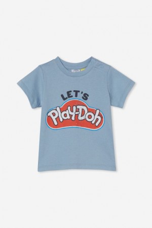 Cotton On Jamie Short Sleeve License Baby T Shirts Blue | dxNhPRjEeKb