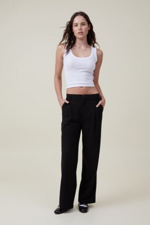 Cotton On Jamie Suiting Women's Pants Black | Ns9qvqq0l30