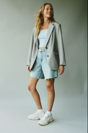 Cotton On Jamie Women's Blazers Grey | q5p2IEBgqU3