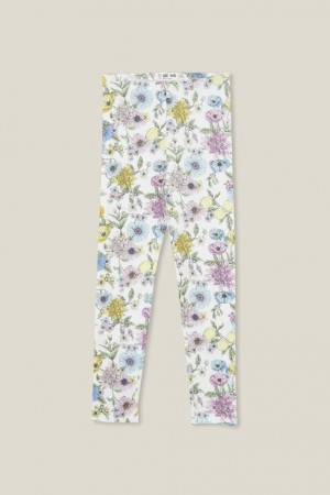 Cotton On Jess Tights Girls' Pants Light Yellow | QqWO1dqhPh7
