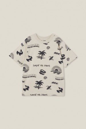 Cotton On Jono Short Sleeve Print Boys' T Shirts Rainy | Dew7wsMWDgz