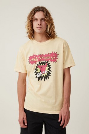 Cotton On King Stingray Loose Fit Men's Graphic T-Shirts Orange | oU3BVxN0amk