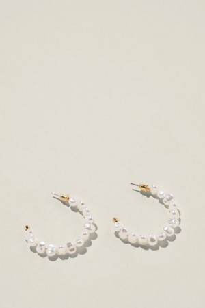 Cotton On Large Hoop Earring Women's Jewellery Gold | KsnT7dOqRxI