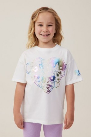Cotton On License Drop Shoulder Short Sleeve Girls' T Shirts Light Yellow | F3my6HMy3Pl