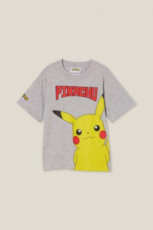Cotton On License Drop Shoulder Short Sleeve Boys' T Shirts Grey | Zf3n8GUTFOw