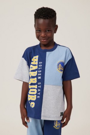 Cotton On License Drop Shoulder Short Sleeve Boys' T Shirts Blue | TfKVmh76wp3