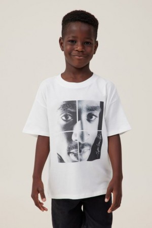 Cotton On License Drop Shoulder Short Sleeve Boys' T Shirts Light Yellow | T73Edq83FiU