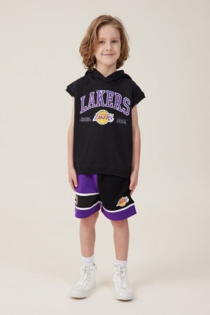 Cotton On License Fleece Boys' Shorts Purple | fmrJWiX4wU5