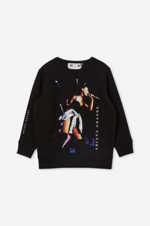 Cotton On License Mila Crew Girls' Fleece Black | OIZqZIwWgE3