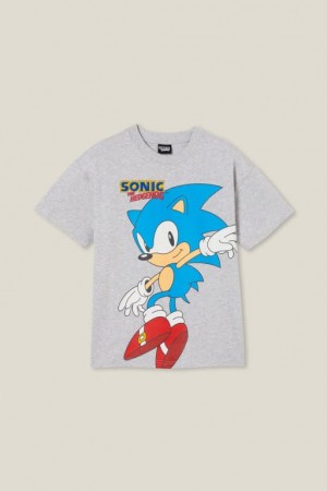 Cotton On License Quinn Short Sleeve Boys' T Shirts Grey | JmpmDunoJs1