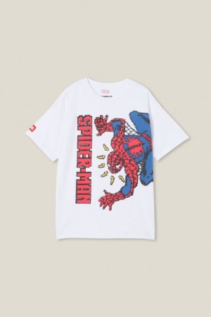 Cotton On License Quinn Short Sleeve Boys' T Shirts White | Ou9v3ge1DAw