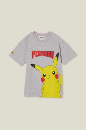Cotton On License Quinn Short Sleeve Boys' T Shirts Grey | XyNBJEfEMZk