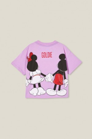 Cotton On License Short Sleeve - Personalised Girls' T Shirts Lavender | 7jfR29BrcwR