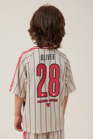 Cotton On License Soccer Jersey - Personalised Boys' T Shirts Stripes | sFhhEFOA6t7