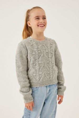 Cotton On Lisa Jumper Girls' Jackets Grey | MSK7SJuO2AG