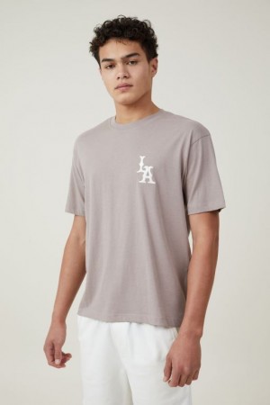 Cotton On Loose Fit Men's Graphic T-Shirts Dusk | tdffxqyQthm