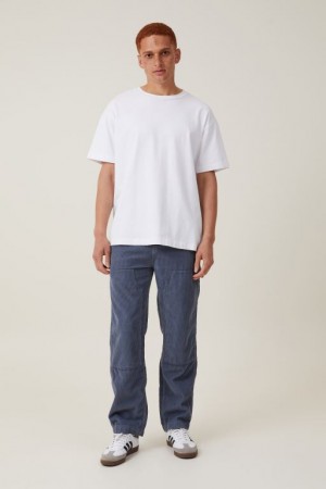Cotton On Loose Fit Men's Jeans Blue | 4kSn3SPercV