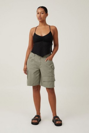 Cotton On Luna Backless Women's Cami Black | qt11IyG9D2i