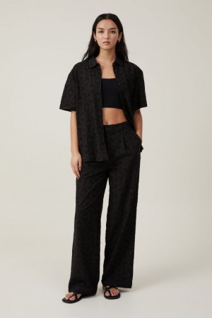 Cotton On Luna Women's Pants Black | qOW3WKbuRS3