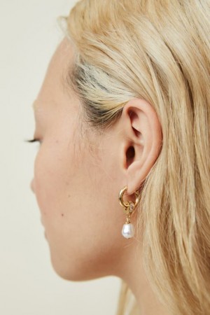 Cotton On Mid Charm Earring Women's Jewellery Gold | NbzPY11uIbU