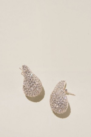 Cotton On Mid Charm Earring Women's Jewellery Silver | eUXRBATrV9C