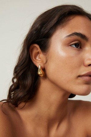 Cotton On Mid Charm Earring Women's Jewellery Gold | UXtNpMGzlGl