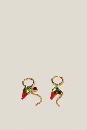 Cotton On Mid Charm Earring Women's Jewellery Gold | uJZjCZzd9e8