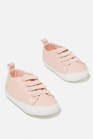 Cotton On Mini Classic Girls' Sneakers Coral | nNb33oCqLCD