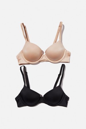 Cotton On Multipack 2pk Ultimate Comfort Women's Bras Black | KMObjmzerBq