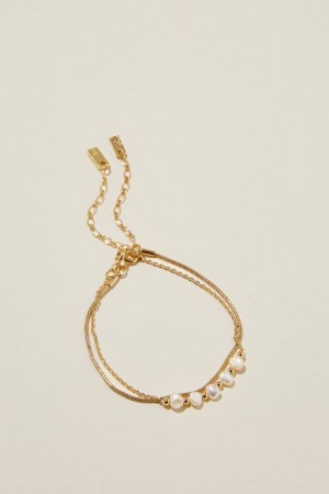 Cotton On Multipack Bracelet Women's Jewellery Gold | M00gJkBMoMq