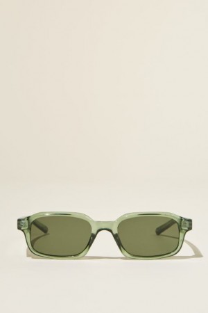 Cotton On Ollie Square Women's Sunglasses Khaki | yqhzqGemJU3