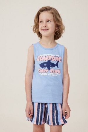 Cotton On Olsen Boys' T Shirts Blue | YBIiHKRMUsk