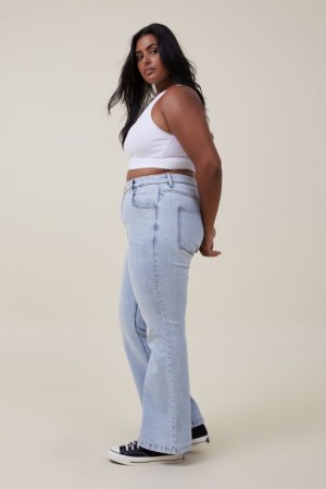 Cotton On Original Flare Jean Women's Pants Blue | rGlCDte7w6n