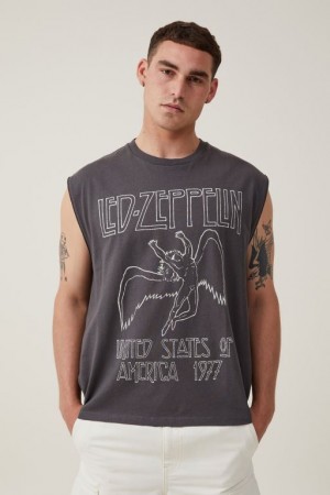 Cotton On Oversized License Muscle Men's Graphic T-Shirts Lcn | W1wa1t1uMcf