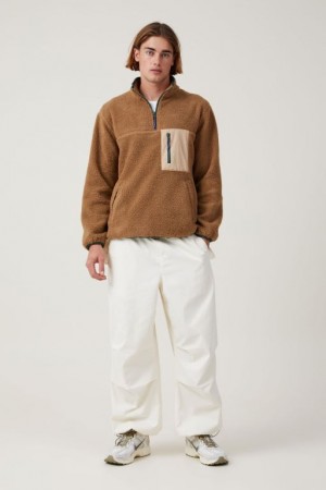 Cotton On Parachute Field Men's Pants Ecru | QqdmdfQkTDt
