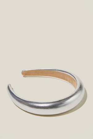 Cotton On Paris Padded Headband Women's Hair Accessories Metal Gold | 8TE9OQcZNu2